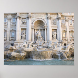 Trevi fontein poster