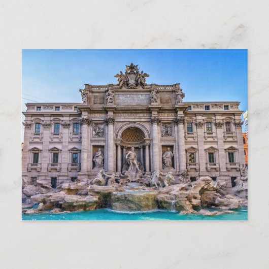 Trevi fontein, Roma, Italië Briefkaart (Voorkant)