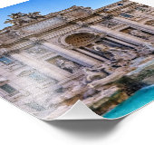 Trevi fontein, Roma, Italië Foto Afdruk (Hoek)