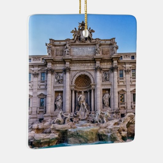 Trevi fontein, Roma, Italië Keramisch Ornament (Rechts)