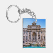 Trevi fontein, Roma, Italië Sleutelhanger (Voorkant Links)
