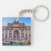 Trevi fontein, Roma, Italië Sleutelhanger (Achterkant)