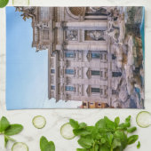 Trevi fontein, Roma, Italië Theedoek (Gevouwen)