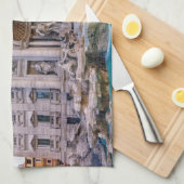 Trevi fontein, Roma, Italië Theedoek (Quarter Fold)