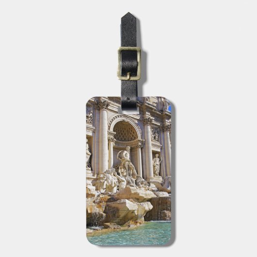 Trevi Fontein Rome Fotografie Bagagelabel (Voorkant verticaal)