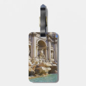 Trevi Fontein Rome Fotografie Bagagelabel (Achterkant verticaal)