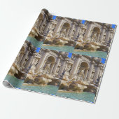 Trevi Fontein Rome Fotografie Cadeaupapier (Uitgerold)