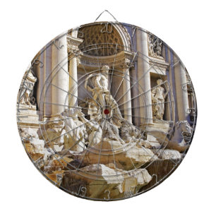 Trevi Fontein Rome Fotografie Dartbord