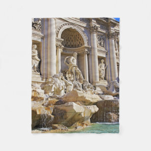 Trevi Fontein Rome Fotografie Fleece Deken