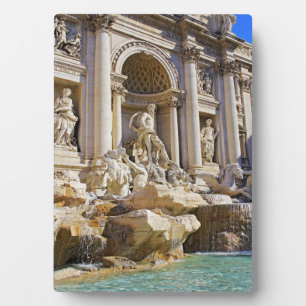 Trevi Fontein Rome Fotografie Fotoplaat