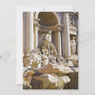 Trevi Fontein Rome Fotografie Kaart
