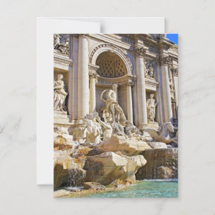 Trevi Fontein Rome Fotografie Magnetische Uitnodiging
