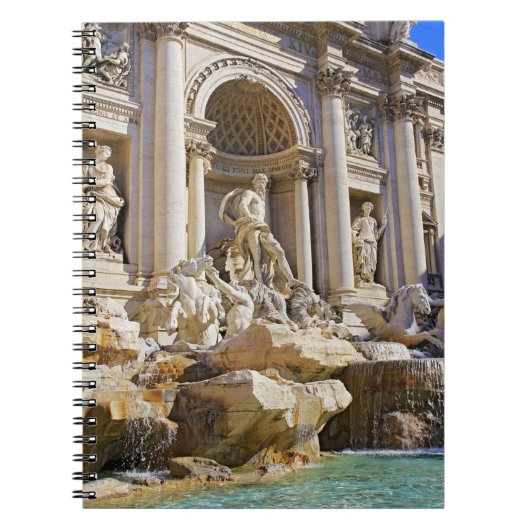Trevi Fontein Rome Fotografie Notitieboek (Voorkant)