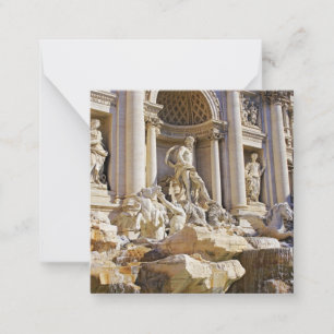Trevi Fontein Rome Fotografie Notitiekaartje