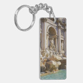 Trevi Fontein Rome Fotografie Sleutelhanger (Voorkant Links)