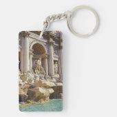 Trevi Fontein Rome Fotografie Sleutelhanger (achterkant)