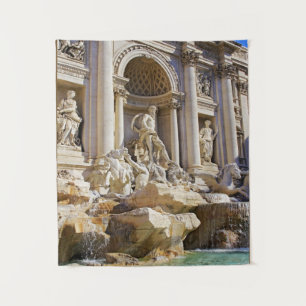 Trevi Fontein Rome Fotografie Wandkleed