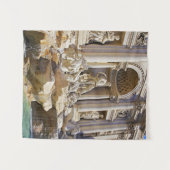 Trevi Fontein Rome Fotografie Wandkleed (Voorkant (horizontaal))