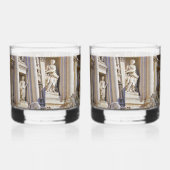 Trevi Fontein Rome Fotografie Whisky Glas (Rechts)
