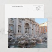 Trevi-fontein Rome, Italië Briefkaart (Voorkant / Achterkant)
