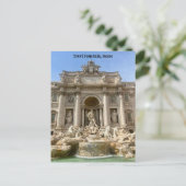 Trevi Fontein, Rome, Italië Design Briefkaart (Staand voorkant)