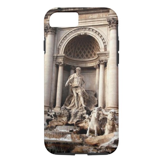 Trevi Fontein Rome Italië Stoere iPhone 7 Hoesje (Achterkant)