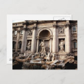 Trevi Fontein Rome Italië Travel Briefkaart (Voorkant / Achterkant)