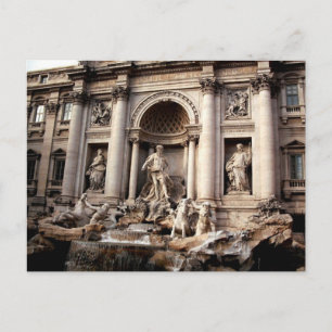 Trevi Fontein Rome Italië Travel Briefkaart