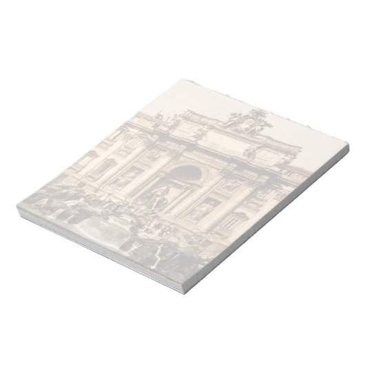  Trevi-fontein, Rome, Lazio, Italië Notitieblok (Linkerzijde)