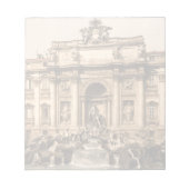  Trevi-fontein, Rome, Lazio, Italië Notitieblok (Voorkant)