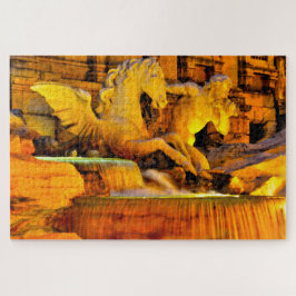 Trevi fontein Rome. Legpuzzel