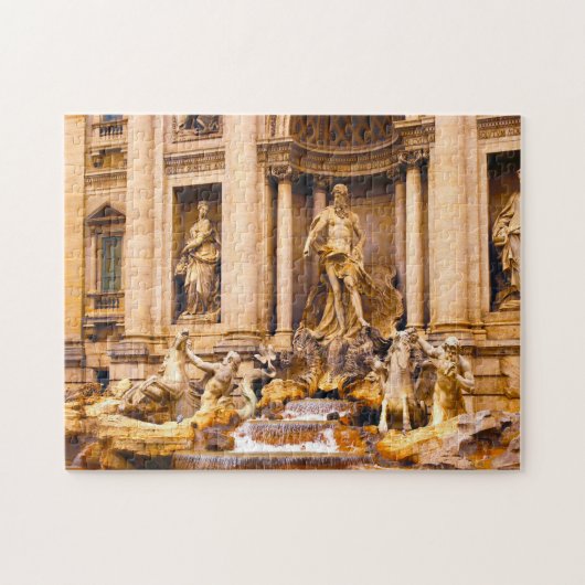 Trevi Fontein Rome. Legpuzzel (Horizontaal)