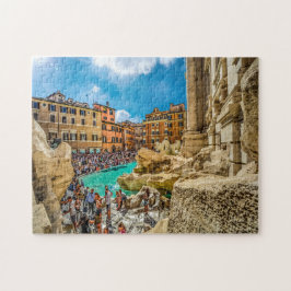 Trevi fontein Rome. Legpuzzel