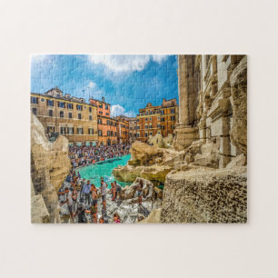 Trevi fontein Rome. Legpuzzel