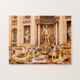 Trevi fontein Rome. Legpuzzel