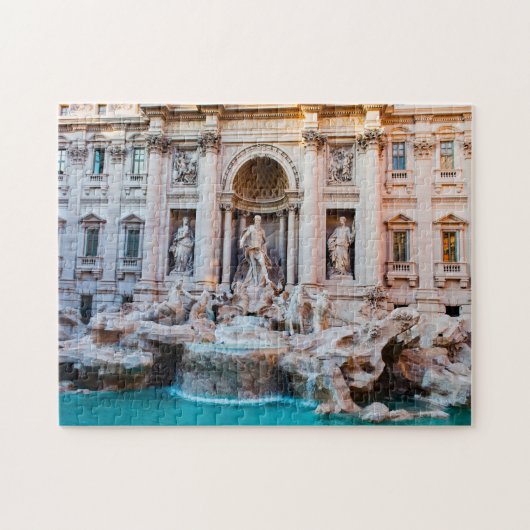 Trevi Fontein Rome. Legpuzzel (Horizontaal)