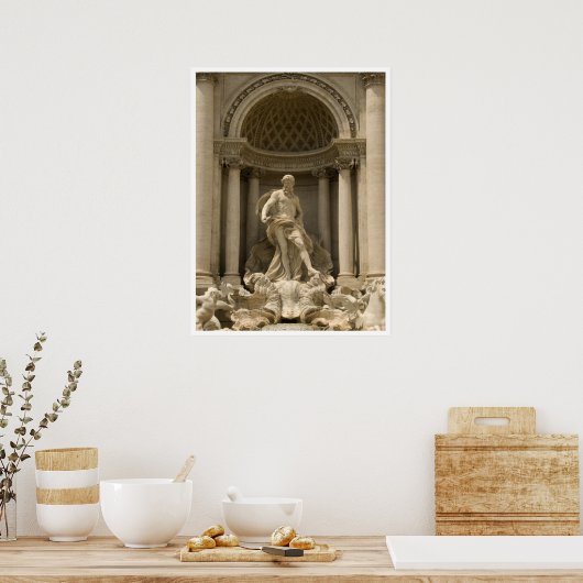 Trevi-fontein, Rome Poster (Keuken)