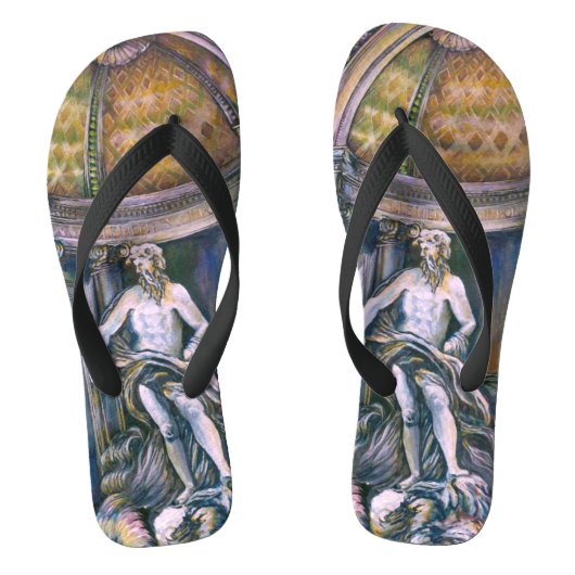 Trevi fontein, Rome Teenslippers (Voetbed)