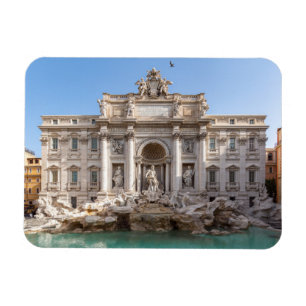Trevi fontein 's ochtends vroeg - Rome, Italië Magneet