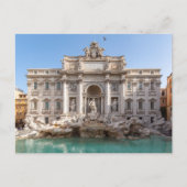 Trevi-fontein vroeg in de ochtend - Rome, Italië Briefkaart (Voorkant)