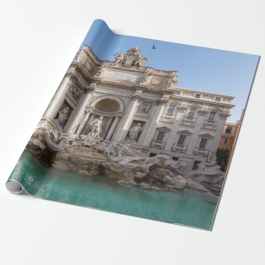Trevi-fontein vroeg in de ochtend - Rome, Italië Cadeaupapier (Uitgerold)