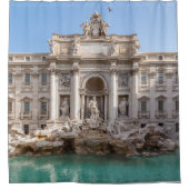 Trevi-fontein vroeg in de ochtend - Rome, Italië Douchegordijn (Voorkant)