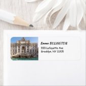 Trevi-fontein vroeg in de ochtend - Rome, Italië Etiket (Insitu)