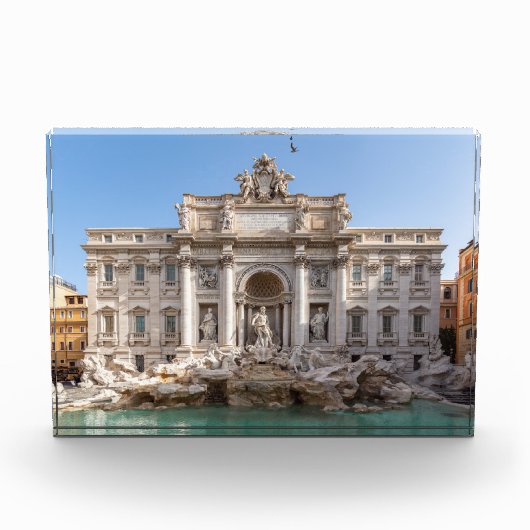 Trevi-fontein vroeg in de ochtend - Rome, Italië Fotoblokken (Voorkant)