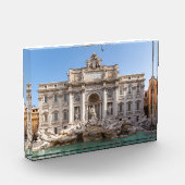 Trevi-fontein vroeg in de ochtend - Rome, Italië Fotoblokken (Links)