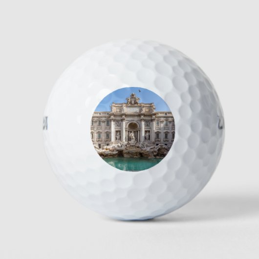 Trevi-fontein vroeg in de ochtend - Rome, Italië Golfballen (Voorkant)