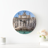 Trevi-fontein vroeg in de ochtend - Rome, Italië Grote Klok (Huis)