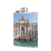 Trevi-fontein vroeg in de ochtend - Rome, Italië Heupfles (Links)