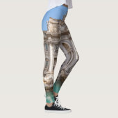 Trevi-fontein vroeg in de ochtend - Rome, Italië Leggings (Rechts)