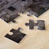 Trevi-fontein vroeg in de ochtend - Rome, Italië Legpuzzel (Zijkant)